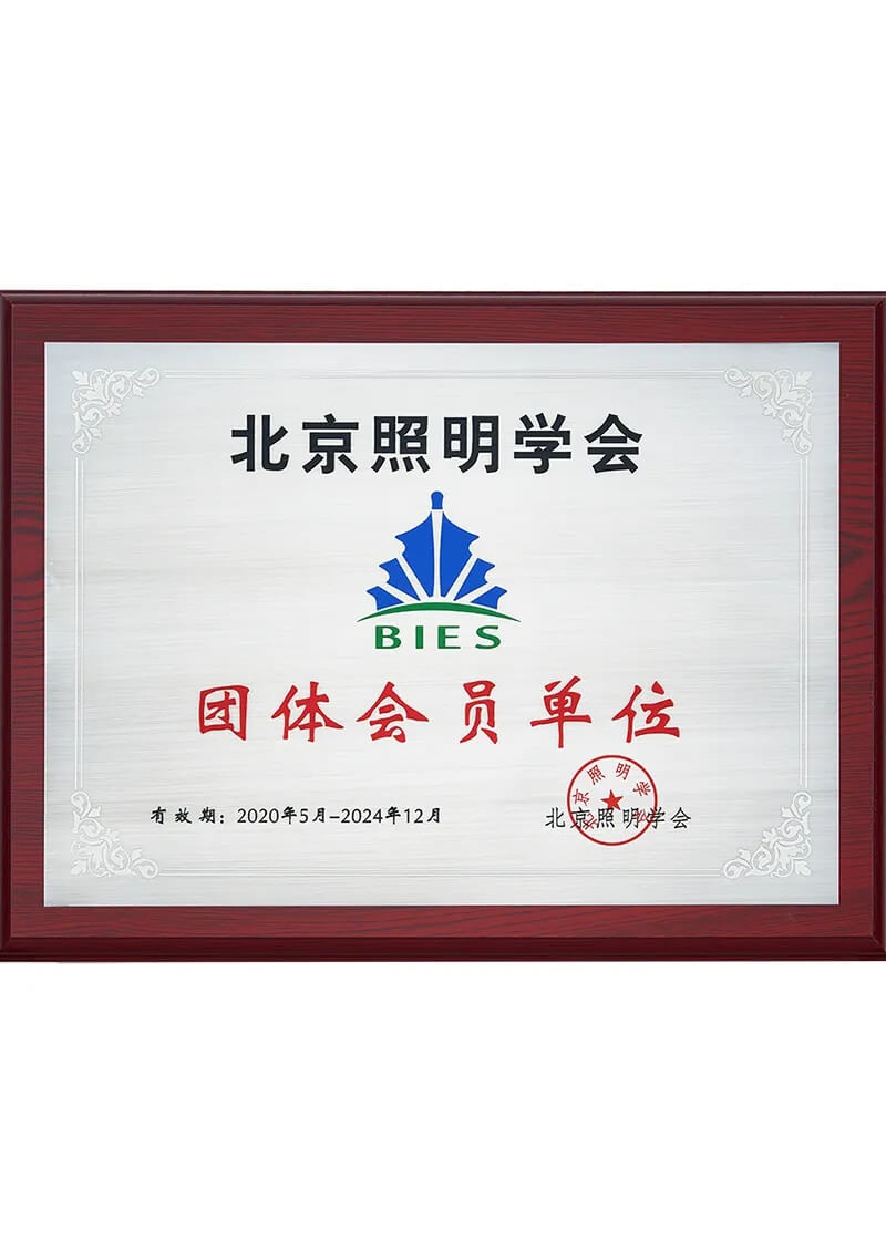 Group member of Beijing Illuminating Engineering Society