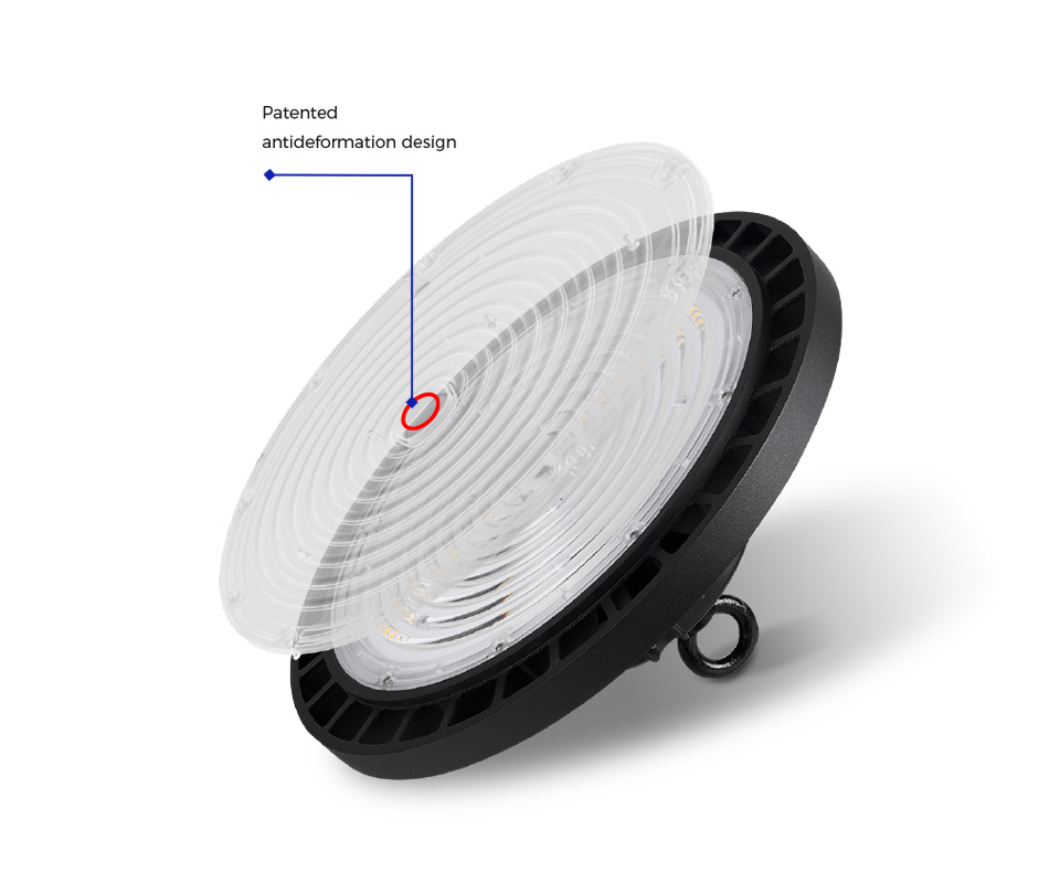 Integrated Anti-Deformation PC Optical Lens