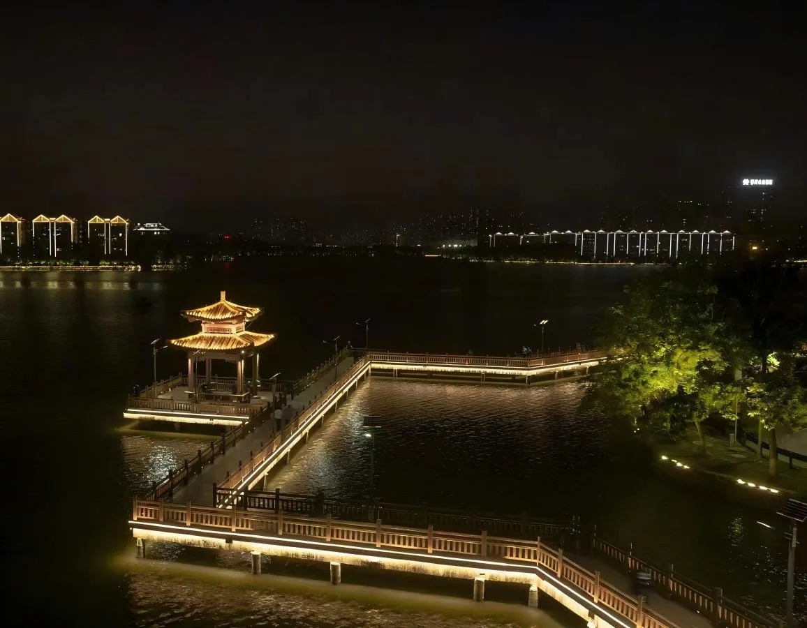 Hubei Ezhou Yanglan Lake Lighting Project2